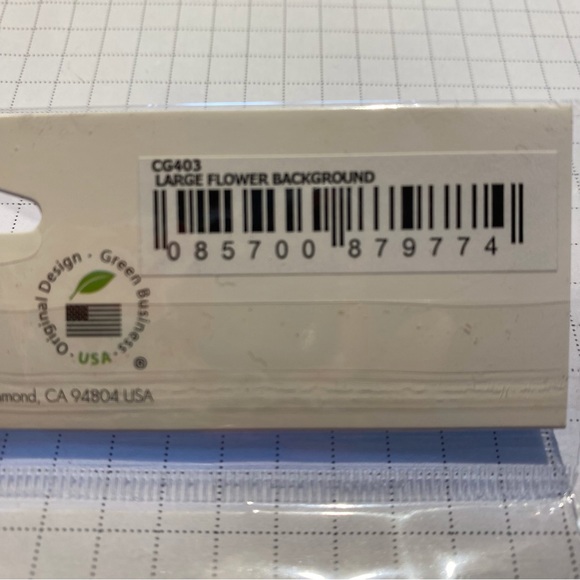 Large Flower Background Stamp by Hero Arts - Picture 4 of 5